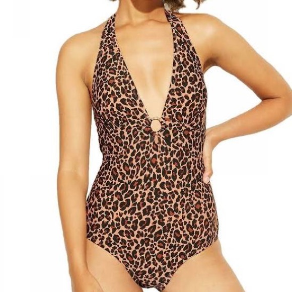 Kona Sol Leopard never worn one piece swimsuit - Picture 1 of 8